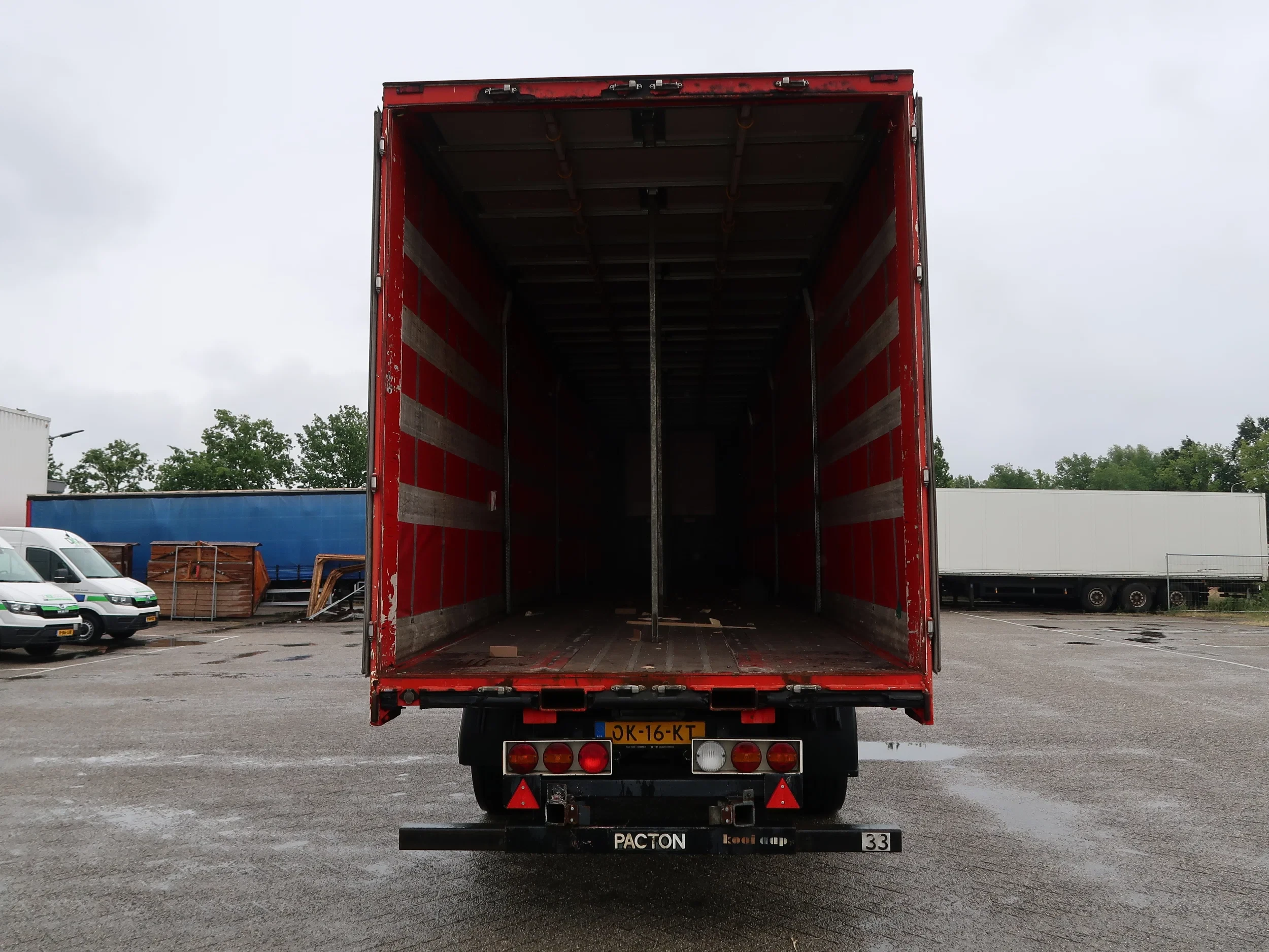 Pacton B3-001 2008 - O4, Lift & Lenkachse BPW, Staplerhalter, 4 Units, TUV, NL Trailer TOP! afbeelding 10
