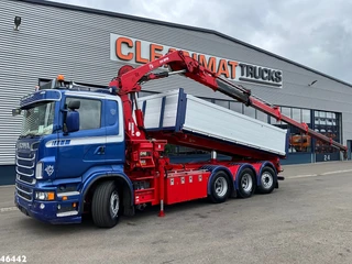 Scania R 2013 - 560 V8 8x4 Retarder Hiab 24 Tonmeter laadkraan te koop