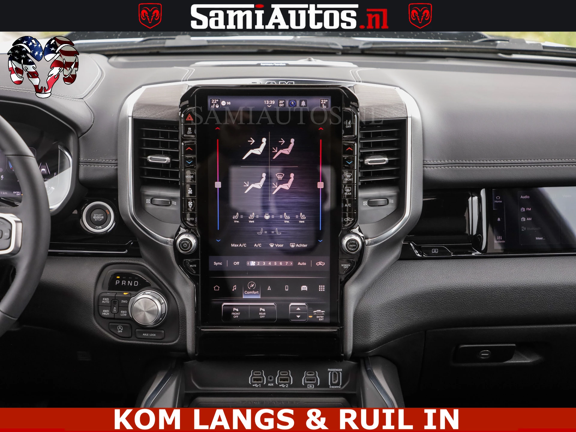 Dodge Ram Pick-Up 2024 - HUD | 420PK | LUCHTVERING | PANO | PASSAGIERSSCHERM | BOM EN BOM VOL | imagen 43
