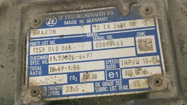 MAN - Gearbox & Clutch Parts Versnellingsbak 12TX2621TD IT3 imagem 3