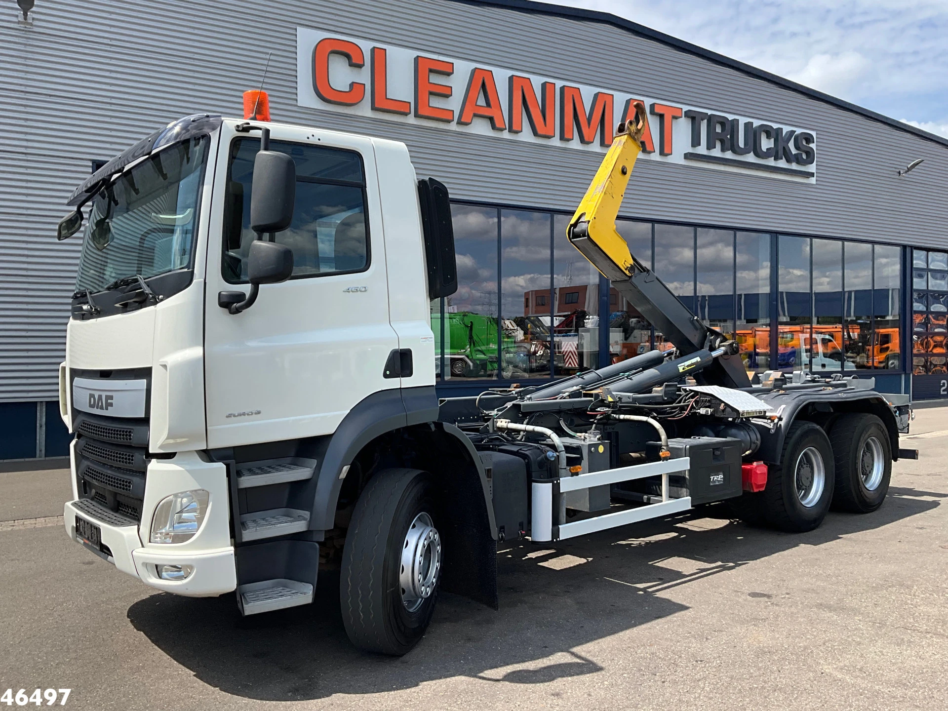 DAF FAT CF 460 6x4 Euro 6 Marrel 20 Ton Schuif-knik haakarmsysteem 2014 afbeelding 1