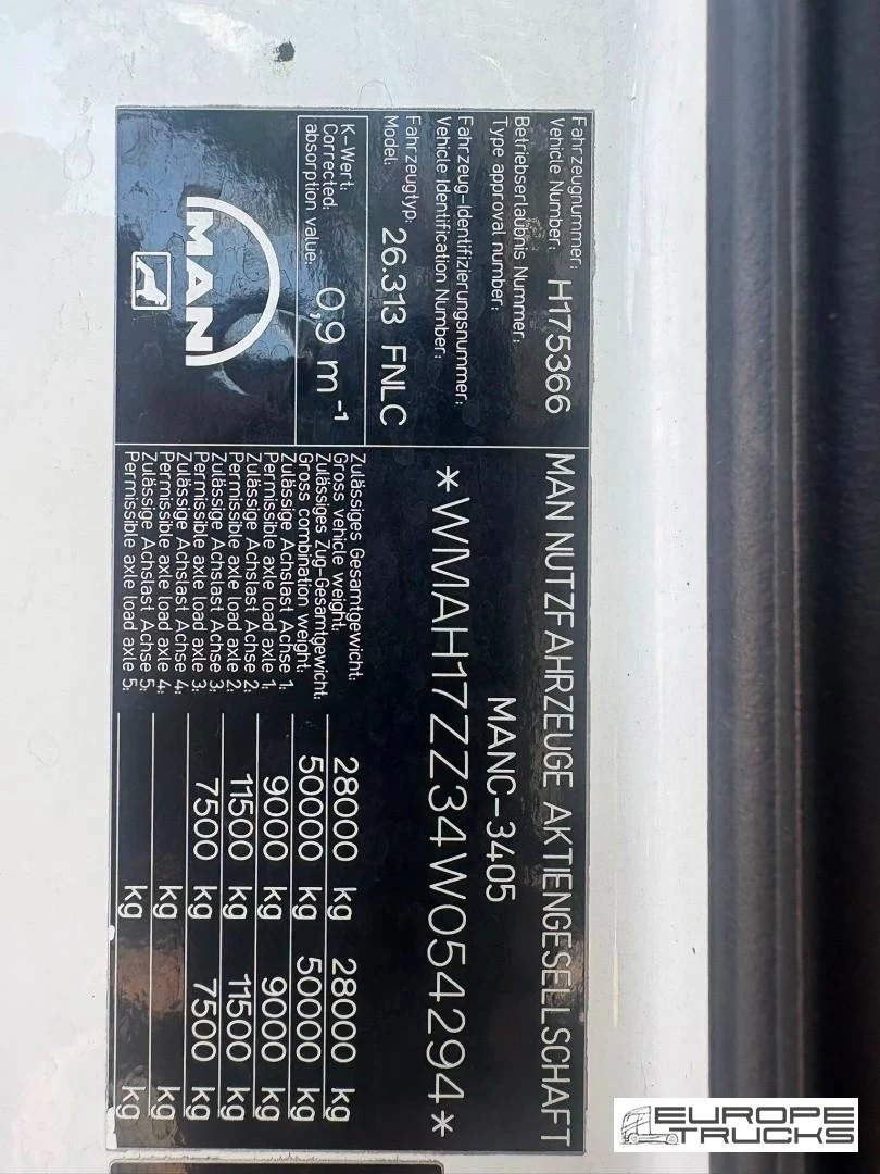 MAN TGA 2004 - 26.310 obrázek 18