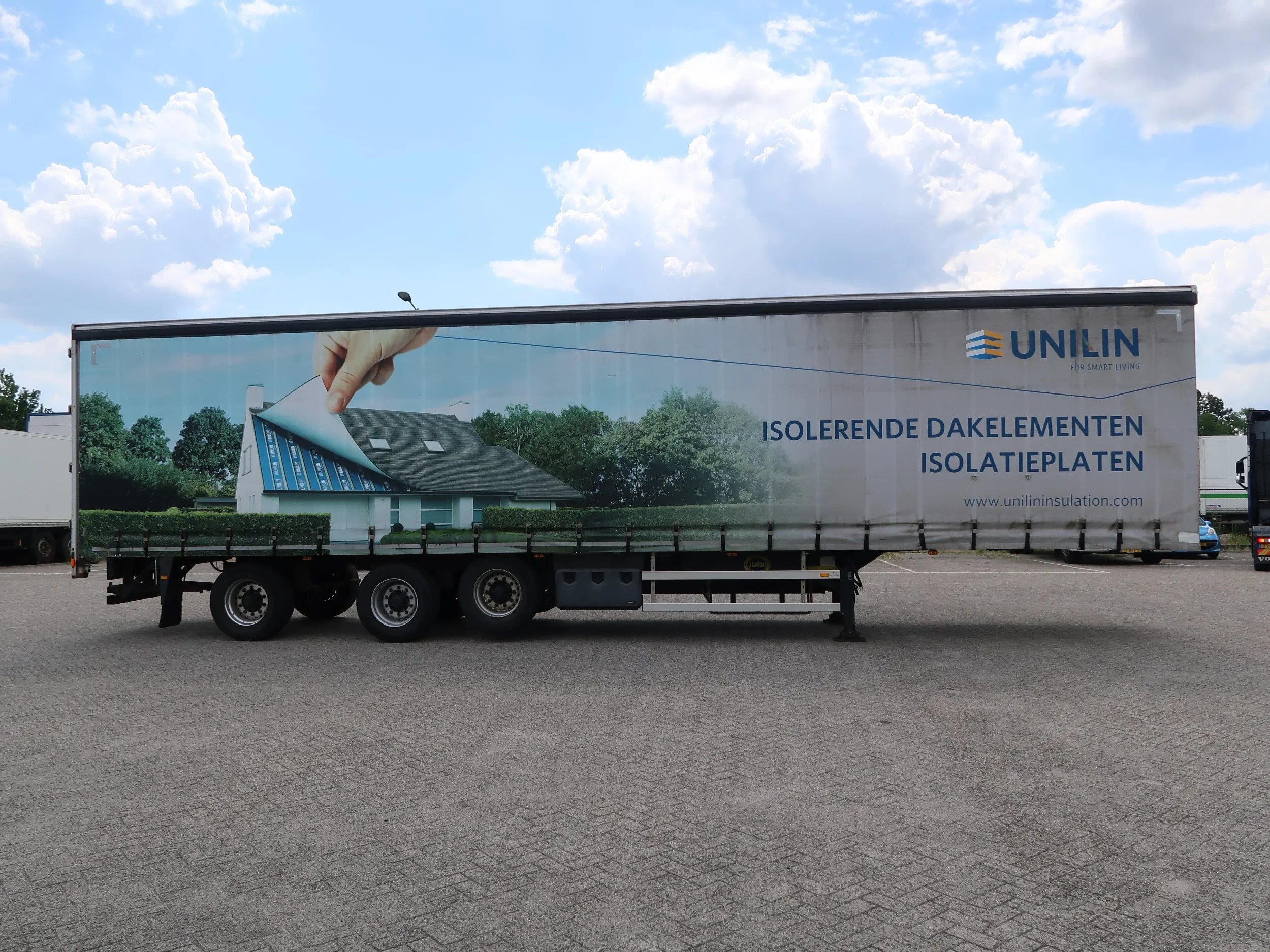 Jumbo DO 270SE 2008 - O4, Lift & Lenkachse BPW, Staplerhalter, 2 Units, TUV, NL Trailer TOP! afbeelding 5