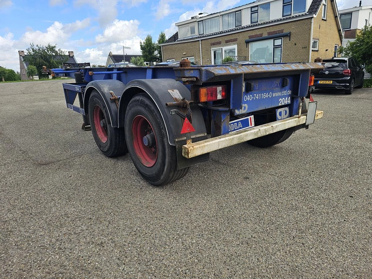 MKF METALLBAU CS 20 -20 FOOT- CONTAINER CHASSIS -HEAVY DUTY- BPW DRUM -STEEL SUSPENSION- GOOD QUALITY. 2007 zdjęcie 3