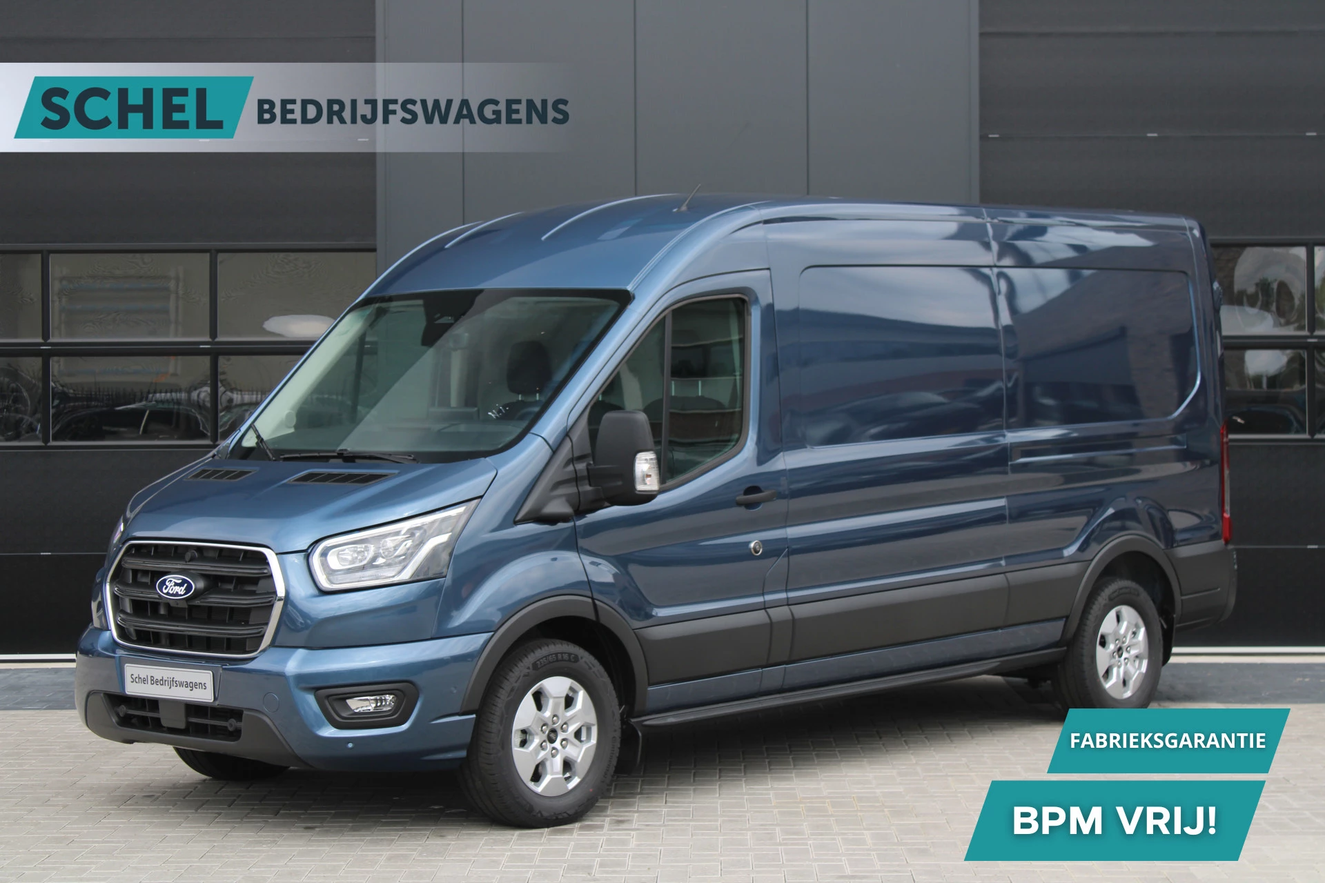 Ford Transit 2024 - 350 2.0 TDCI L3H2 Limited 165pk - LUCHTVERING - ACC - Blind Spot - 360 camera - Navigatie - Stoel-Stuurverwarming - Trekhaak - Rijklaar Bild 1