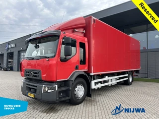 Renault D WIDE 280 4x2 Low mileage + Laadklep 3000 KG 2017 afbeelding 1 miniatuur