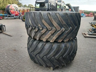 John Deere Set Wielen 800/65 R32 30.5 R32 Grote ZF Steek afbeelding 2 miniatuur