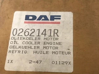 DAF N/A 1987 - 0116489-0262141-0262141R OLIEKOELER (NIEUW) image 6