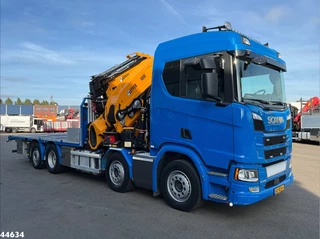 Scania R 2023 - 540 Euro 6 Effer 100 Tonmeter laadkraan + Fly-Jib Just 39.720 km! obrazek 3