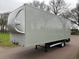 Veldhuizen N/A 2010 - be oplegger 7.5 ton gesloten met laadklep 1000 kg afbeelding 2