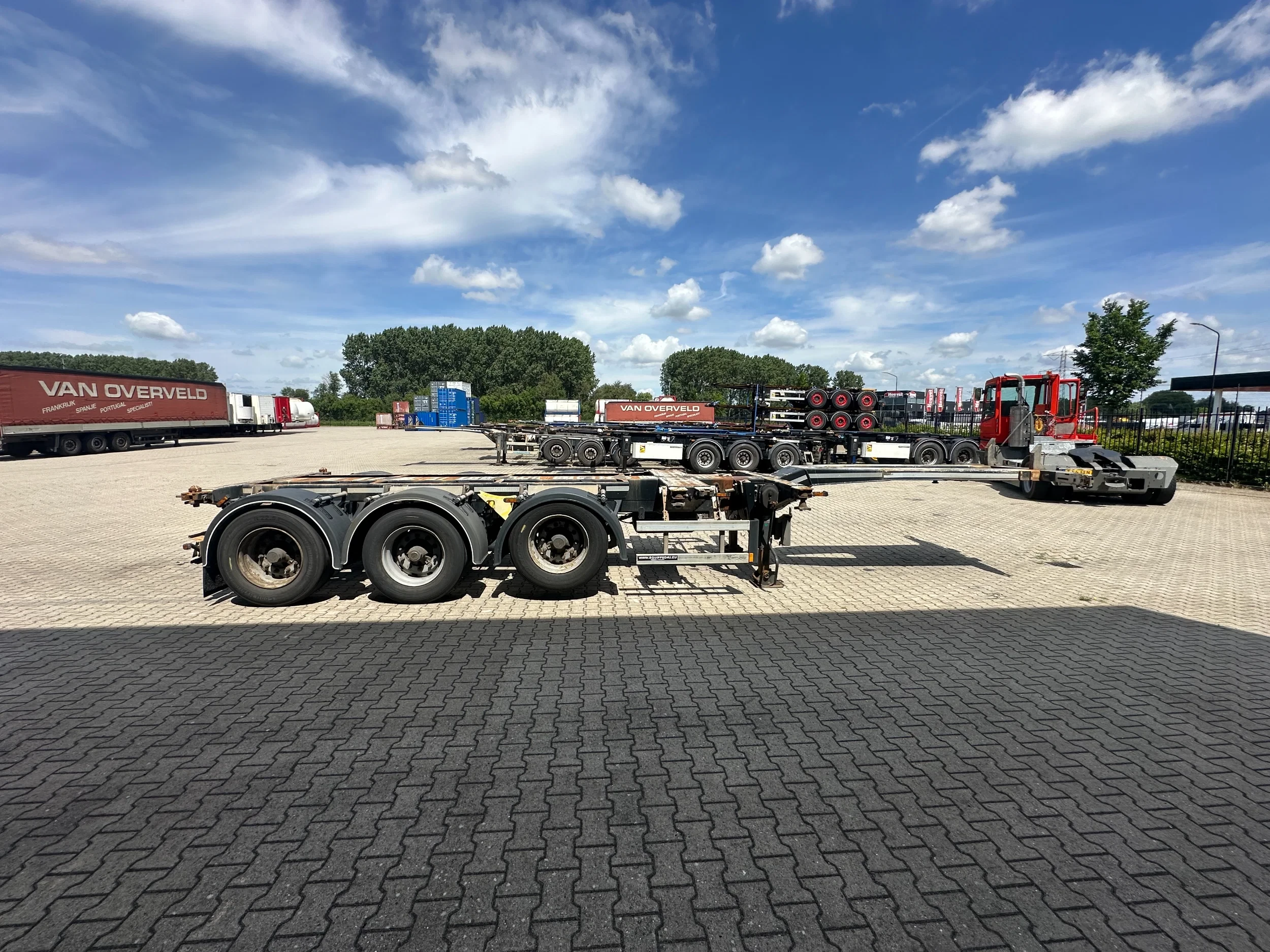 D-TEC 2014 - FLEXITRAILER / 45FT HC MULTI / BPW + drumbrakes / liftaxle / NL / APK 09-2026 afbeelding 11