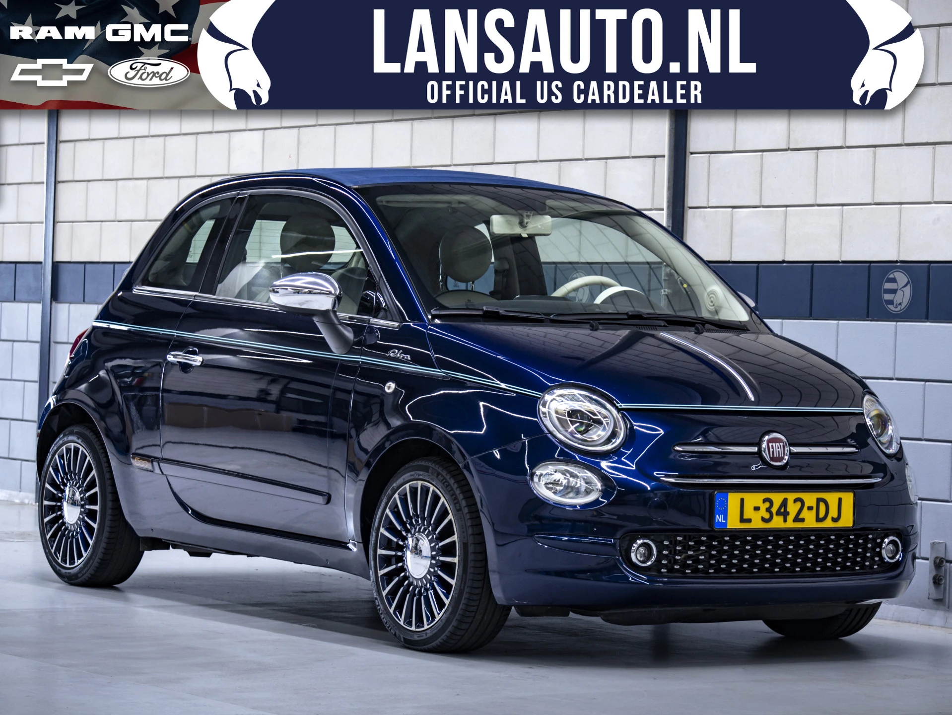 Fiat 500C 2017 - TwinAir Turbo | Riva afbeelding 1