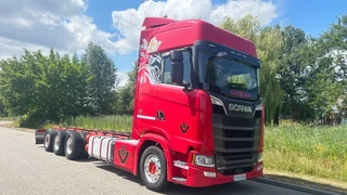 Scania S 2021 - 660S V8 NGS 8x4 | full air | retarder | steering | Led | acc afbeelding 2 miniatuur