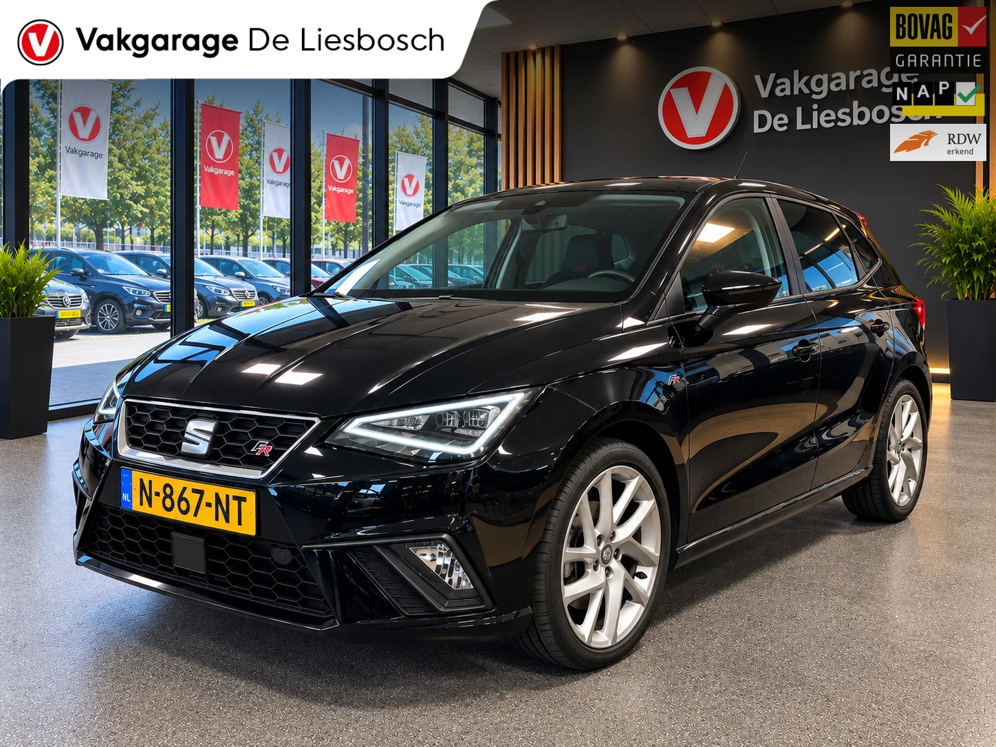 SEAT Ibiza 2021 - 1.0 EcoTSI FR Business Intense facelift / virtual cockpit / camera / stoel verwarming / sportstoelen afbeelding 1