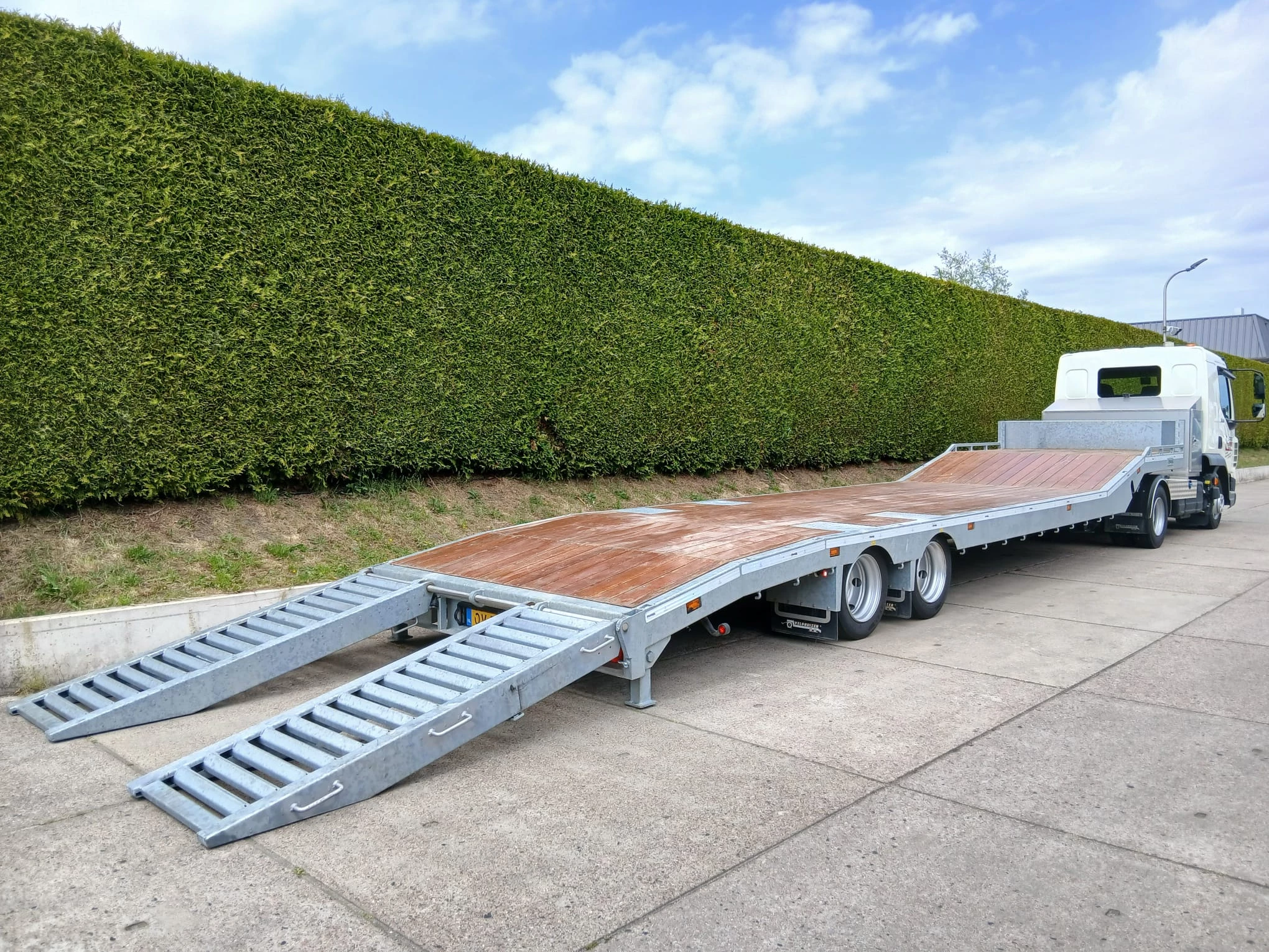 DAF XB 210 2024 - trekker / semi-dieplader oplegger 10,5 m. imagen 7