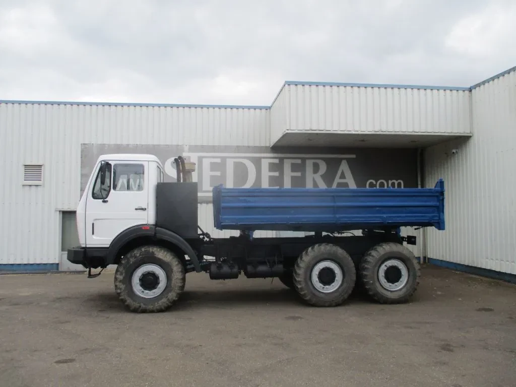 Mercedes-Benz 1984 - FAP 2026 , V8 , 6X6 , ZF Manual , Spring Suspension , 3 way Tipper, Ex- Army Bild 4
