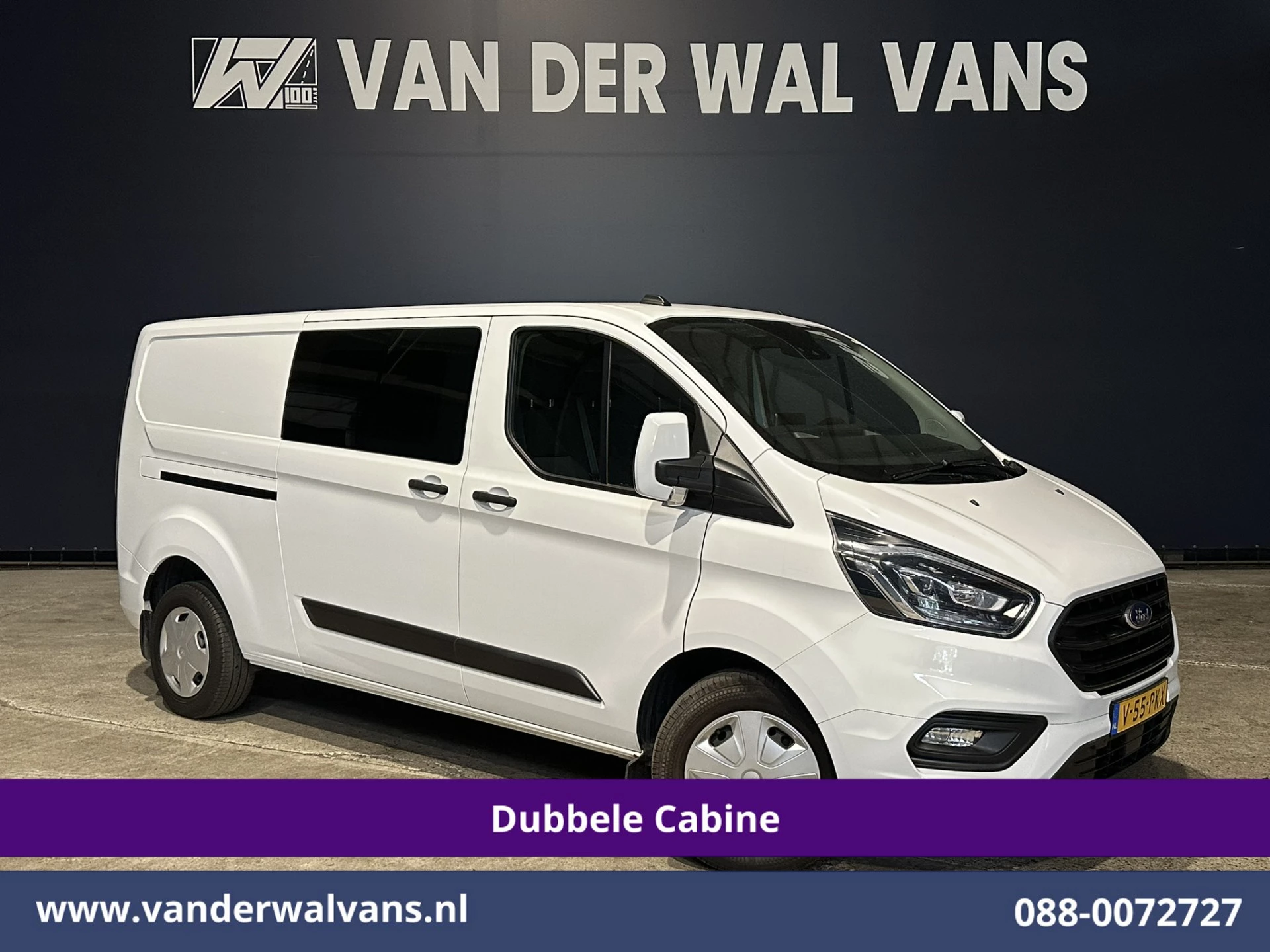 Ford Transit Custom 2019 - 2.0 TDCI 131pk Automaat L2H1 Dubbele Cabine Euro6 Airco | 6-Zits | Camera | Navigatie | Apple Carplay image 1