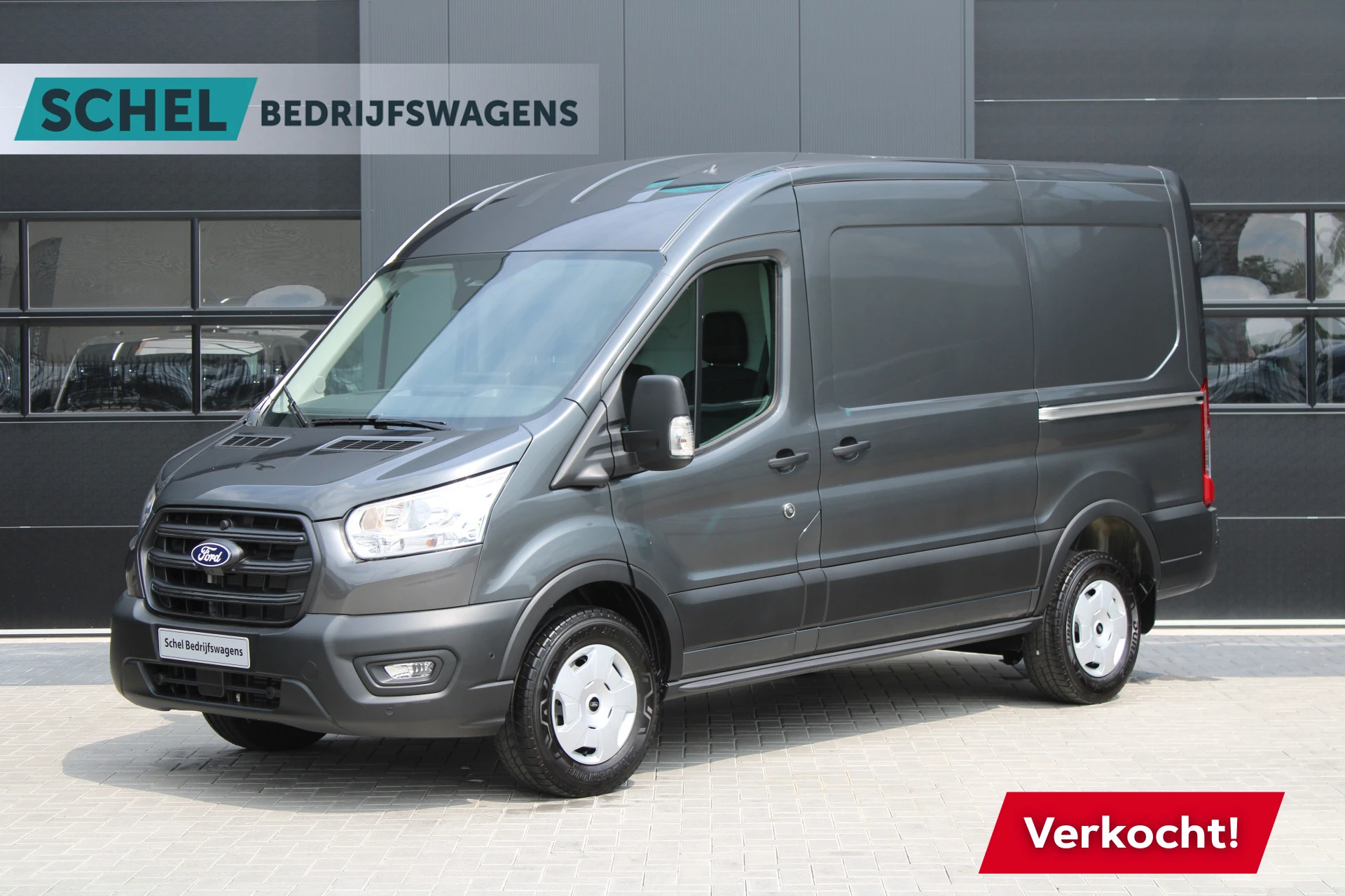 Ford Transit 2024 - 350 2.0 TDCI L2H2 Trend 130pk - Facelift - 2x Schuifdeur - Adaptive Cruise - Navigatie - Blind Spot - 360 Camera - Stoel - Stuurverwarming - Rijklaar imagem 1