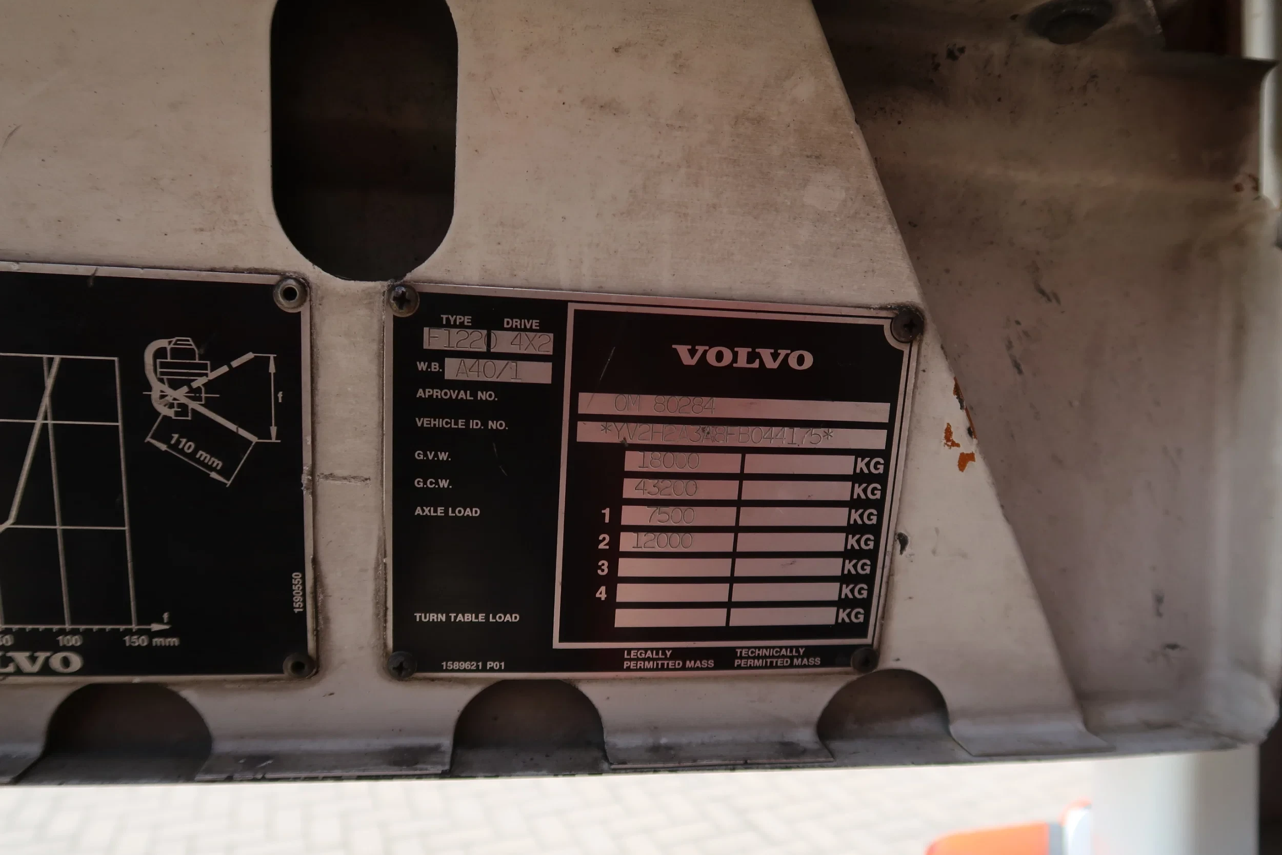Volvo F 12.360 1985 - F 12.360 6x2 afbeelding 4