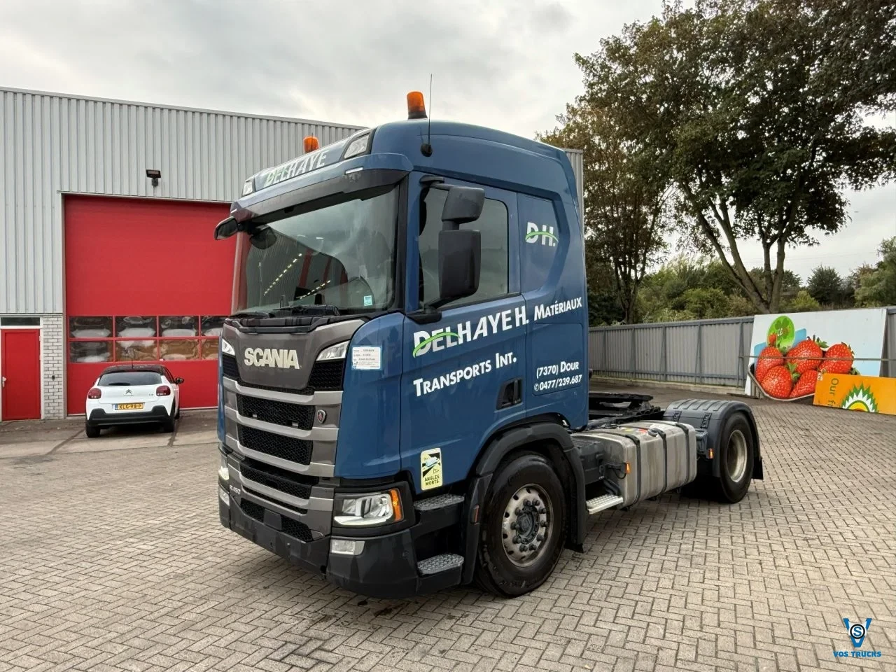 Scania R 2021 - NGS R450 / ENGINE RUNNING / RETARDER / HYDRAULICS / !!ONLY:465247 KM!! / FRIDGE / ALCOA / FULL-AIR / AUTOMATIC / EURO-6 / 2021 afbeelding 1