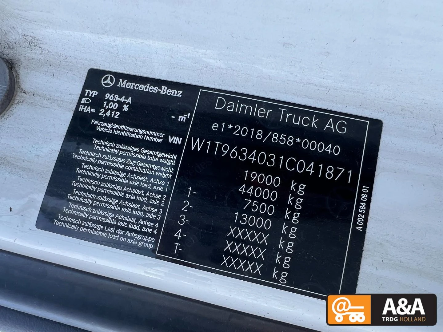Mercedes-Benz Actros 2022 - 1845 LS afbeelding 66