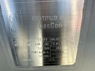 Diversen N/A 2016 - 20FT ISO T50 Gastank / T50 / 25.000L / MAWP: 15,1 bar / 5Y- + CSC-inspection valid till 04-2028 imagen 16