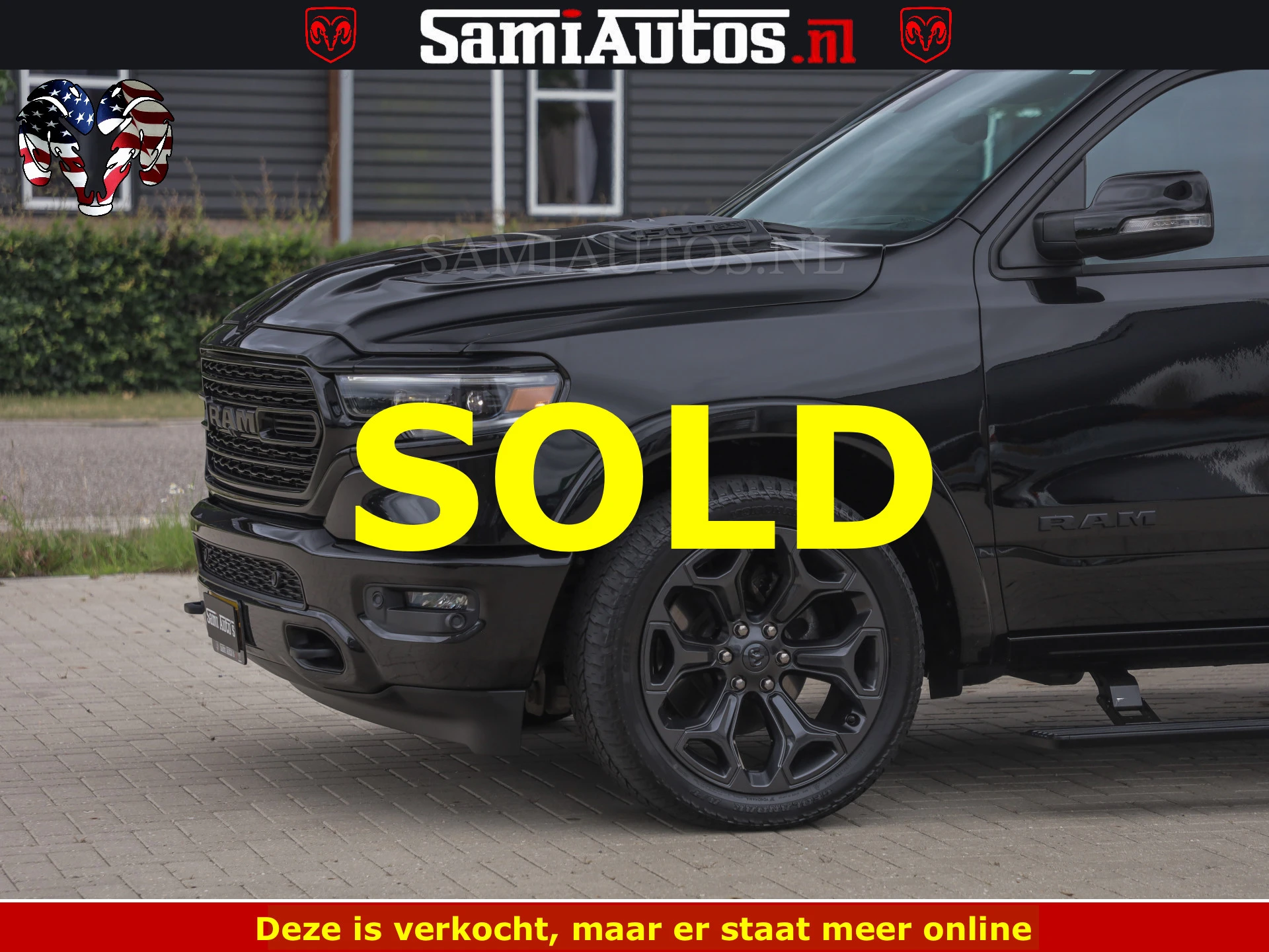 Dodge Ram 1500 2022 - LIMITED NIGHT | BOM VOL | HUD | MWK | LUCHTVERING | PANODAK | afbeelding 47