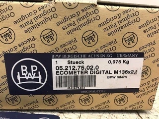 BPW N/A - NAAFDOP+ECOMETER DIGITAAL M136X2,5 05.212.75.02.0 (NIEUW) imagem 2