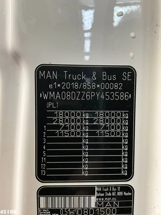MAN TGM 2025 - 18.320 Euro 6 Fassi 13 Tonmeter laadkraan NEW AND UNUSED! obrazek 25
