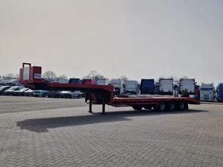 Van Hool SZ-302 1978 - Low loader - 3 axle - Ramps - Extendable - Steel suspension imagen 4