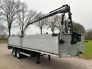 kuiper N/A 2013 - Be oplegger 9 ton met luiken en kraan immagine 4