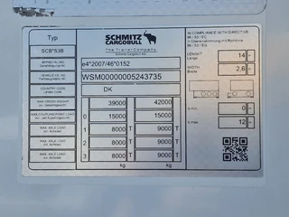 Schmitz Cargobull N/A 2020 - SCB*S3B - Frigo Schmitz - Hooks/Rohrbahnen/Vleeshang - ATP/FRC - Pallet box obrazek 14