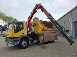 Iveco Trakker 2006 - 380T35 / 6X4 / 2X BIG AXLE / FULL STEEL / HMF 1560 K2 REMOTE / 2SIDE TIPPER / 335304 KM / NEW TURBO / AIRCO / EURO-3 / 2006 te koop