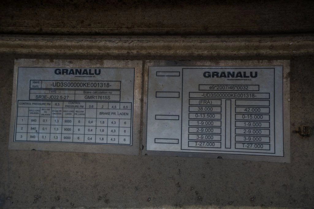 GRANALU 2020 - ALU- TP 28m3 +BACHE ELEC CRAMARO obrázek 13
