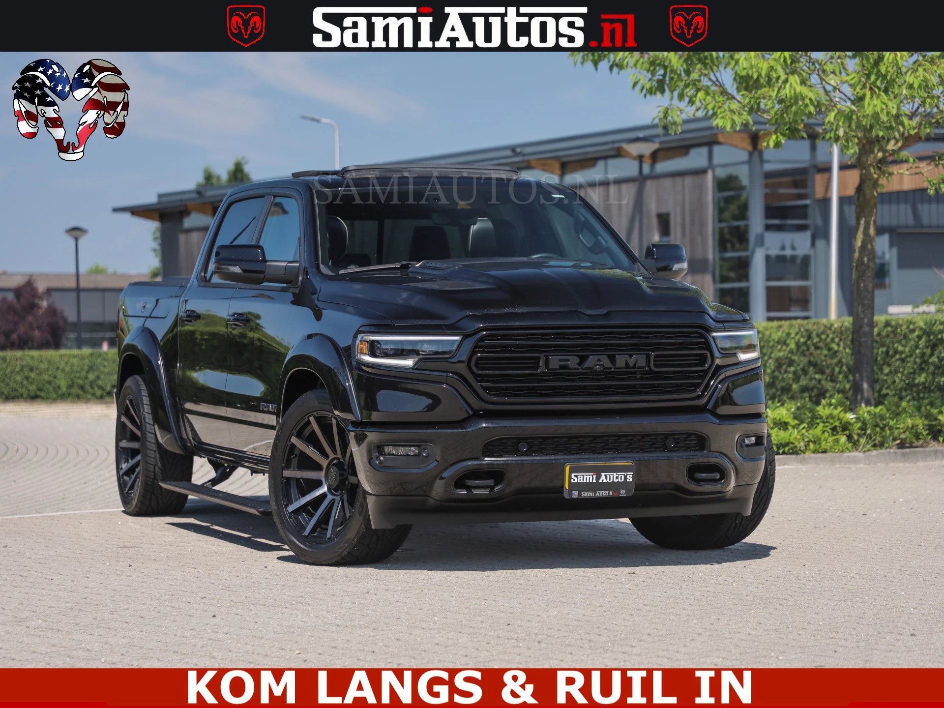 Dodge Ram Pick-Up 2024 - LIMITED HULK | 5.7 V8 402PK HEMI | RAM VOL | HUD | LUCHTVERING | PANO | MWK KLEP | DC | 5 PERS | afbeelding 50