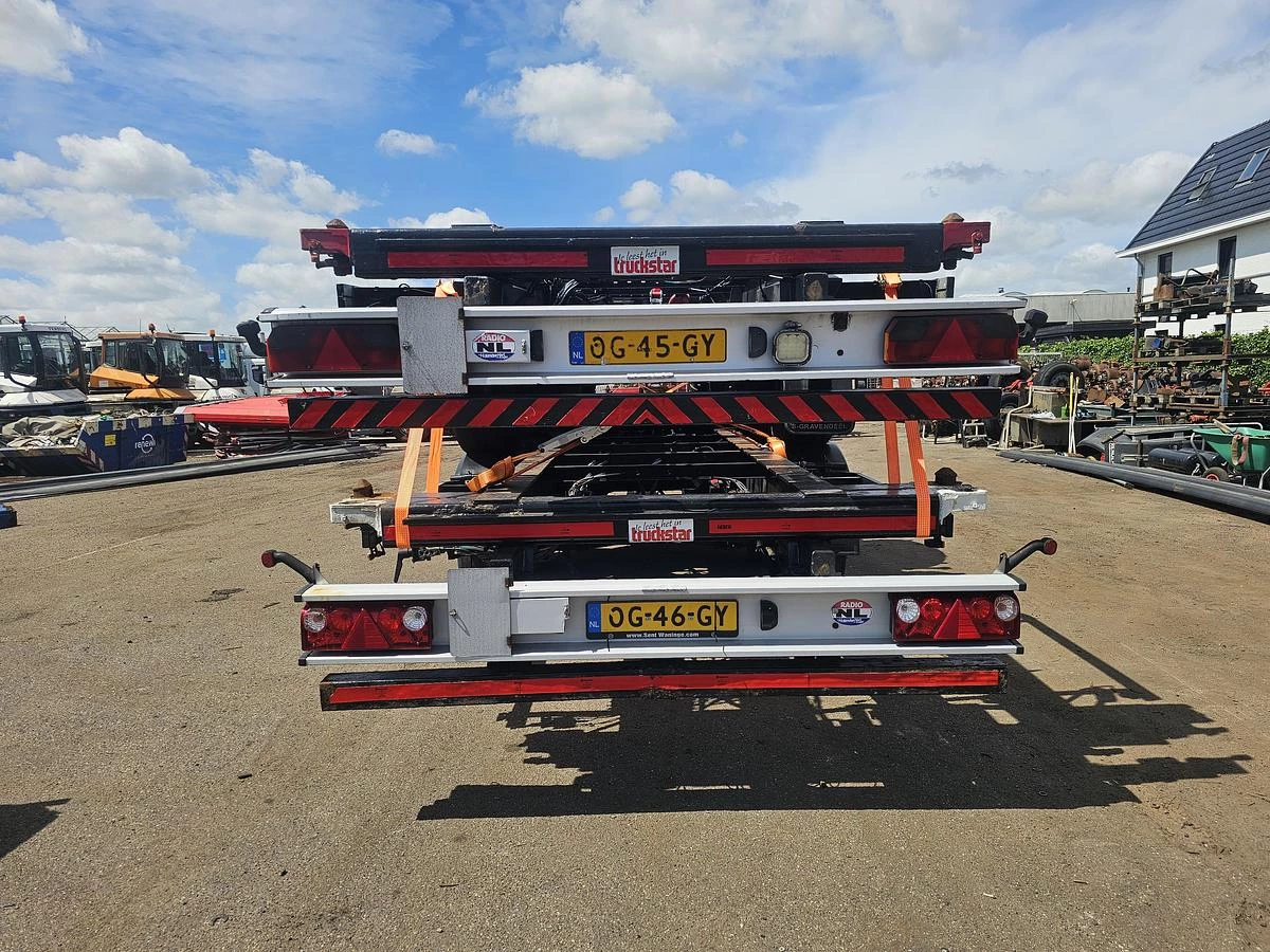 Groenewegen 45.07 CC-12-27 / 45 FT AND 40 FT CHASSIS BPW DISC. APK/TUV. 15-03-2027. PRIJS PER STUK. 2000 afbeelding 3