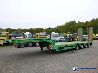 Faymonville 4-axle semi-lowbed trailer 65 t + ramps ext. 2008 zu verkaufen