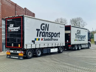 DAF XF480 2019 - SSC 6x2*4 - Tautliner - Full air - Night clima + Krone 3 axle trailer 2015 afbeelding 8