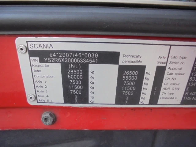 Scania R 2013 - R400 6X2 VOLUME COMBI + RETARDER obrázek 23