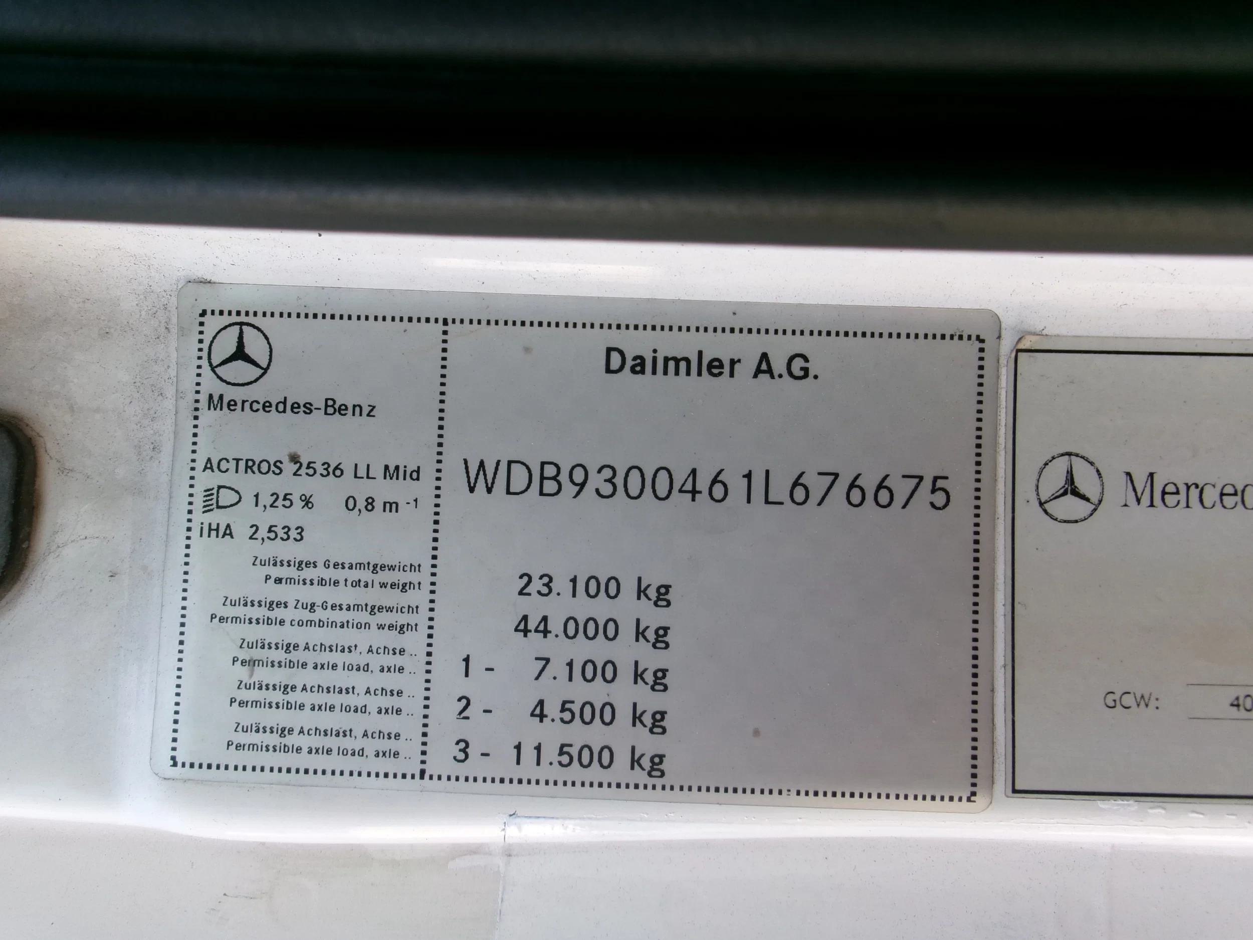 Mercedes-Benz Actros 2012 - 2536 LL MIDLIFT METAGO afbeelding 28