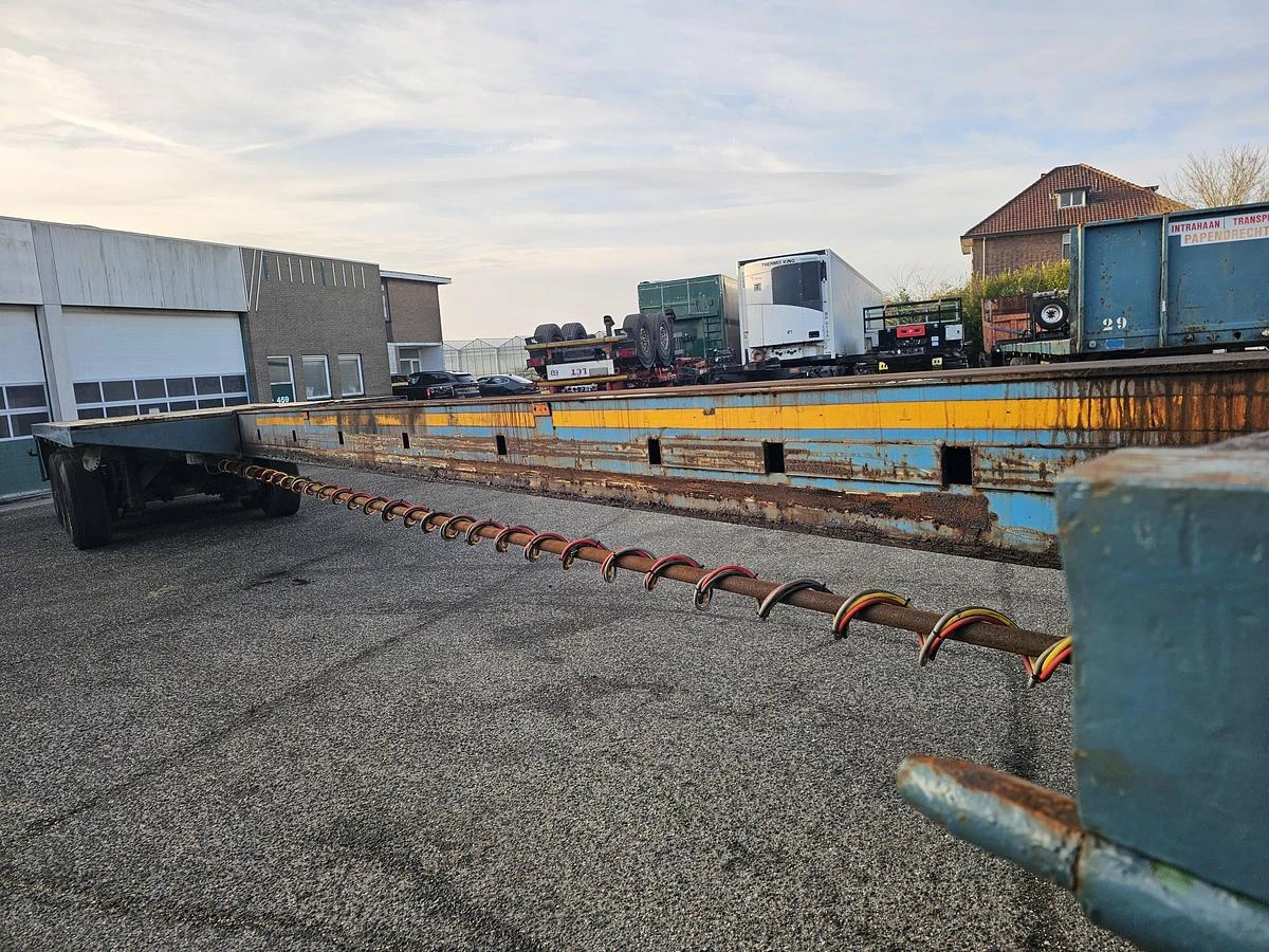 LINTRAILERS LSPU 18-27 | EXTENDIBLE TRAILER 21.20 MTR | STEERING AXLE | good sliding. 2000 Bild 13