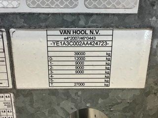Van Hool N/A 2016 - 20FT ADR CHASSIS / EMPTY WEIGHT 3.280kg / SAF DISC / NL-CHASSIS obrazek 25