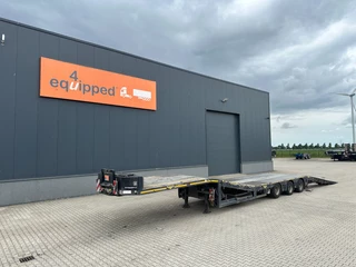 Broshuis N/A 2019 - 3ABSD Lowloader 3-axle / GVW: 59.000kg / Neck: 23.000kg / hydraulic steering + ramps + loading table / 4.60m extendable / winch / liftaxle obrazek 2