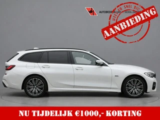 BMW 3 Serie 2022 - Touring 330e High Executive M-SPORT SHADOW PANORAMADAK MEMORY 360-CAMERA KEY-LESS CARPLAY TREKHAAK te koop