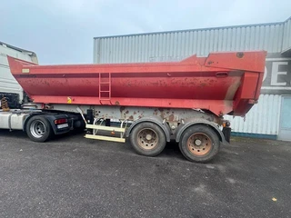 Trailer 2003 - 2 Axle Steel tipper , 8 Tyres , Drum bakes afbeelding 2 miniatuur