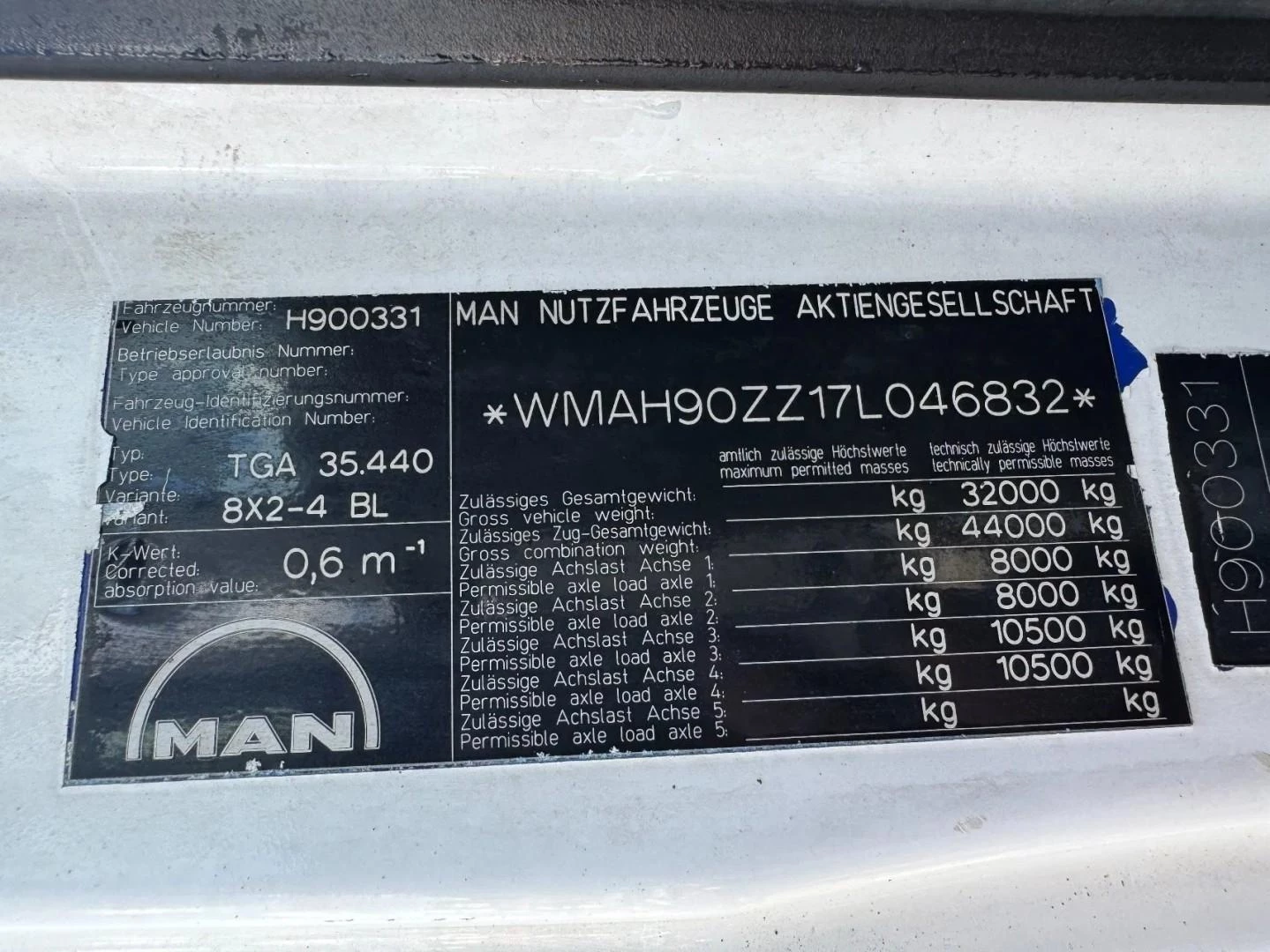 MAN TGA 2007 - 35.440 afbeelding 37