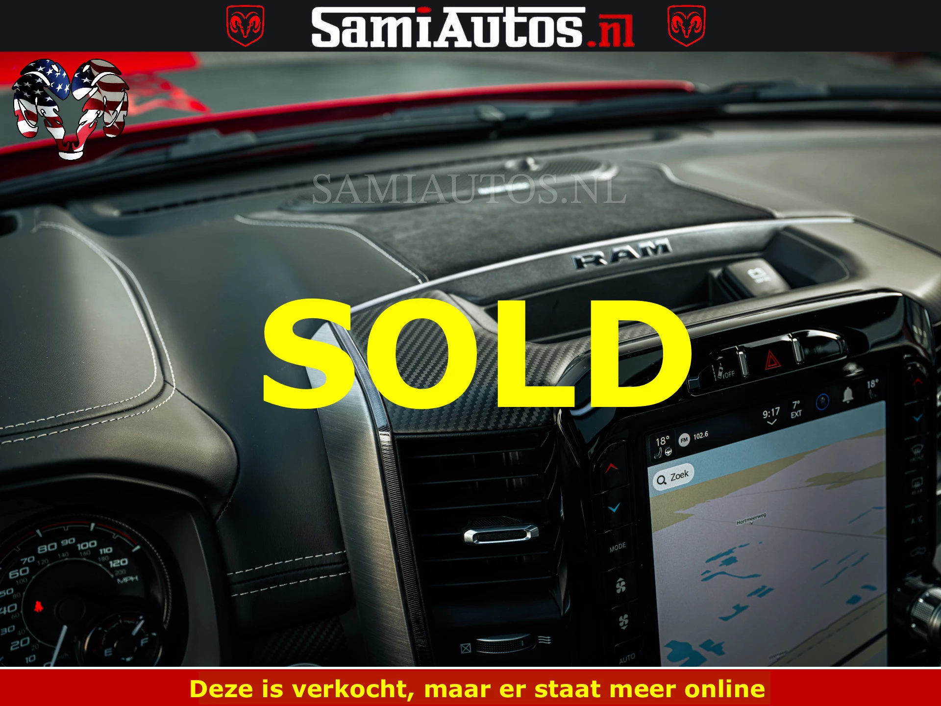 Dodge Ram Pick-Up 2023 - TRX HELLCAT | 6.2 V8 702PK | FLAME RED | BOM VOL | CARBON | RAMBAR | HUD | LPG | BEAD-LOCK WHEELS | immagine 6
