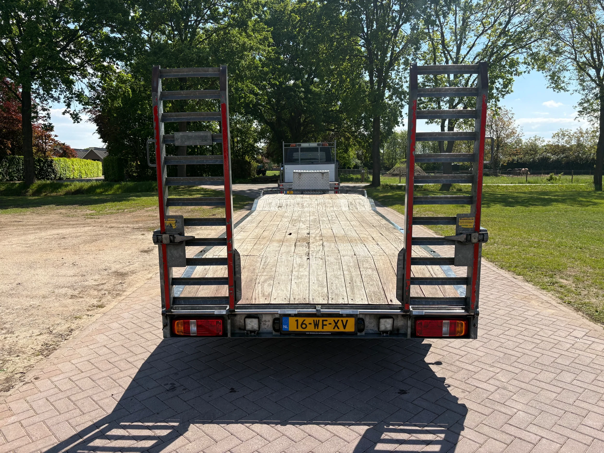 Veldhuizen HS 52-9 2010 - Aanhanger schamelwagen 8 ton изображение 8
