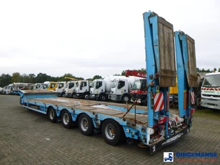 Faymonville 4-axle semi-lowbed trailer ext. 73 t + ramps 2016 afbeelding 3 miniatuur