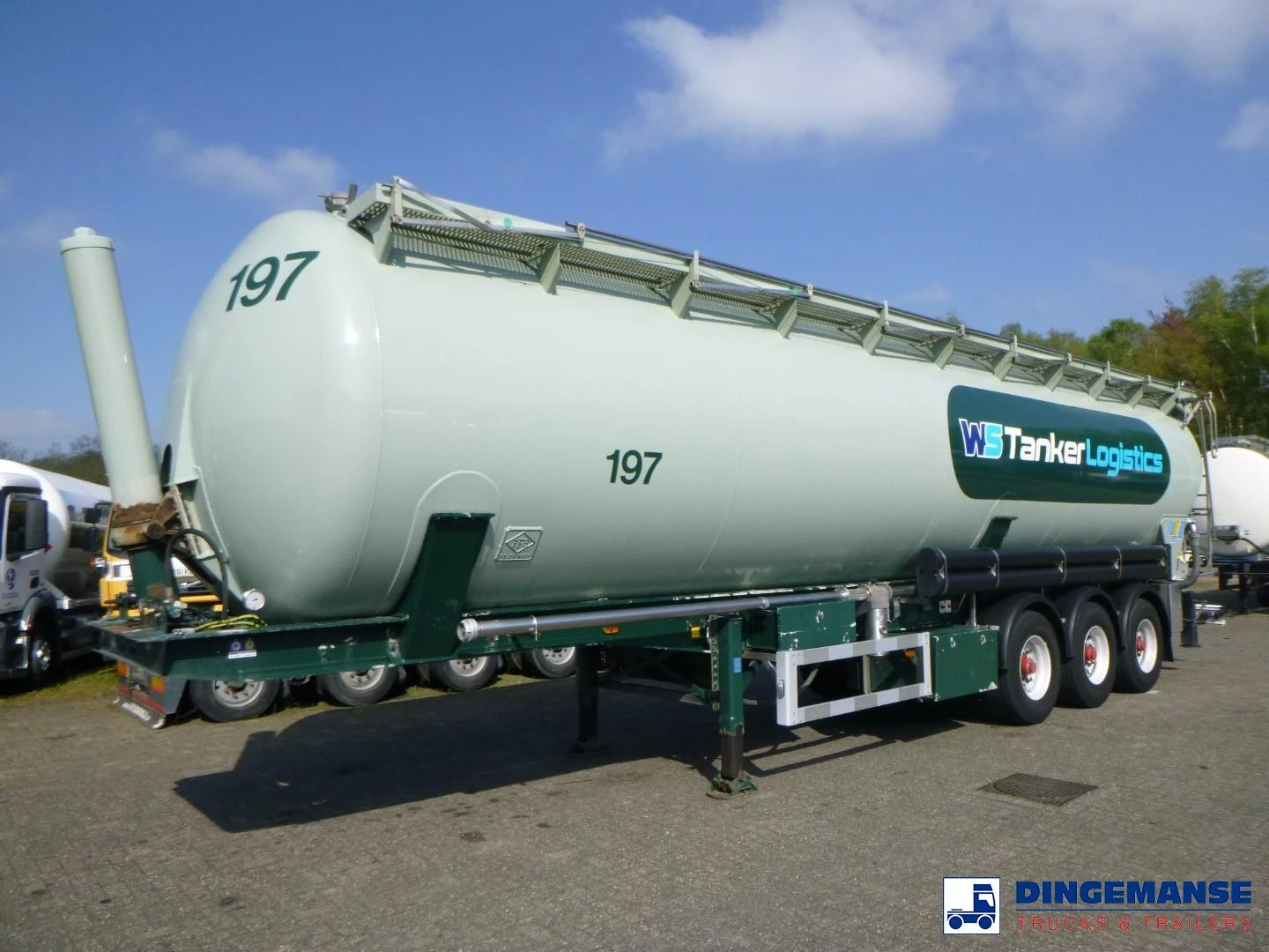 Feldbinder Powder tank alu 60 m3 (tipping) 2004 obrázek 1
